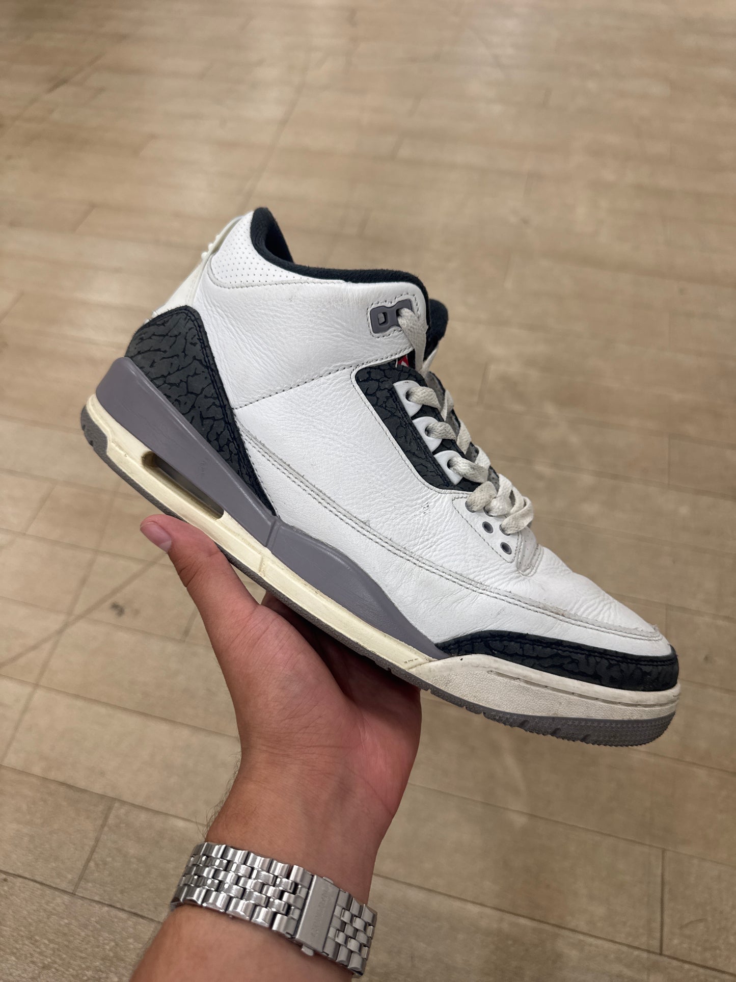 Jordan 3 Retro Cement Grey (Used)