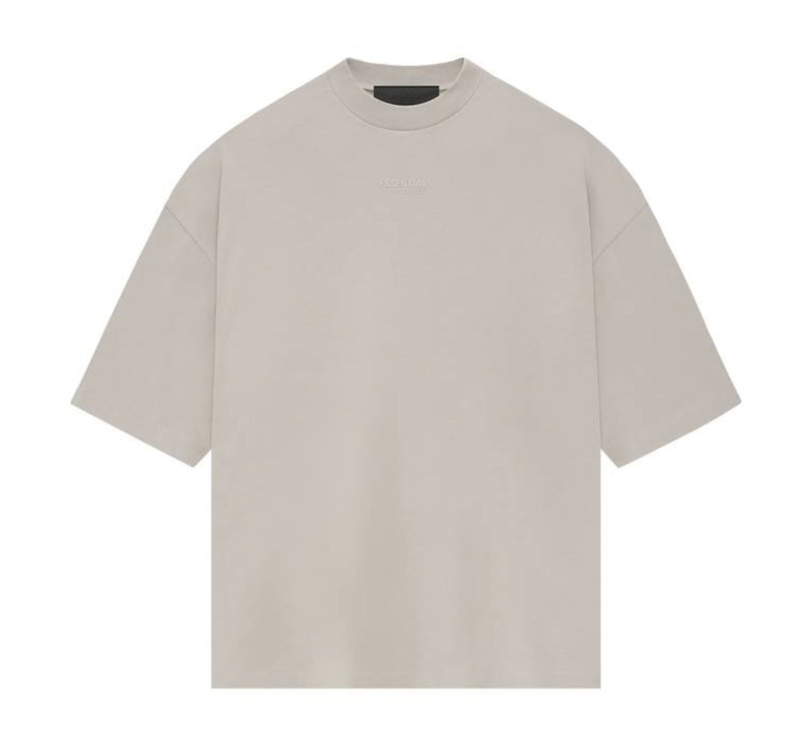 Essentials Tee Silver Cloud