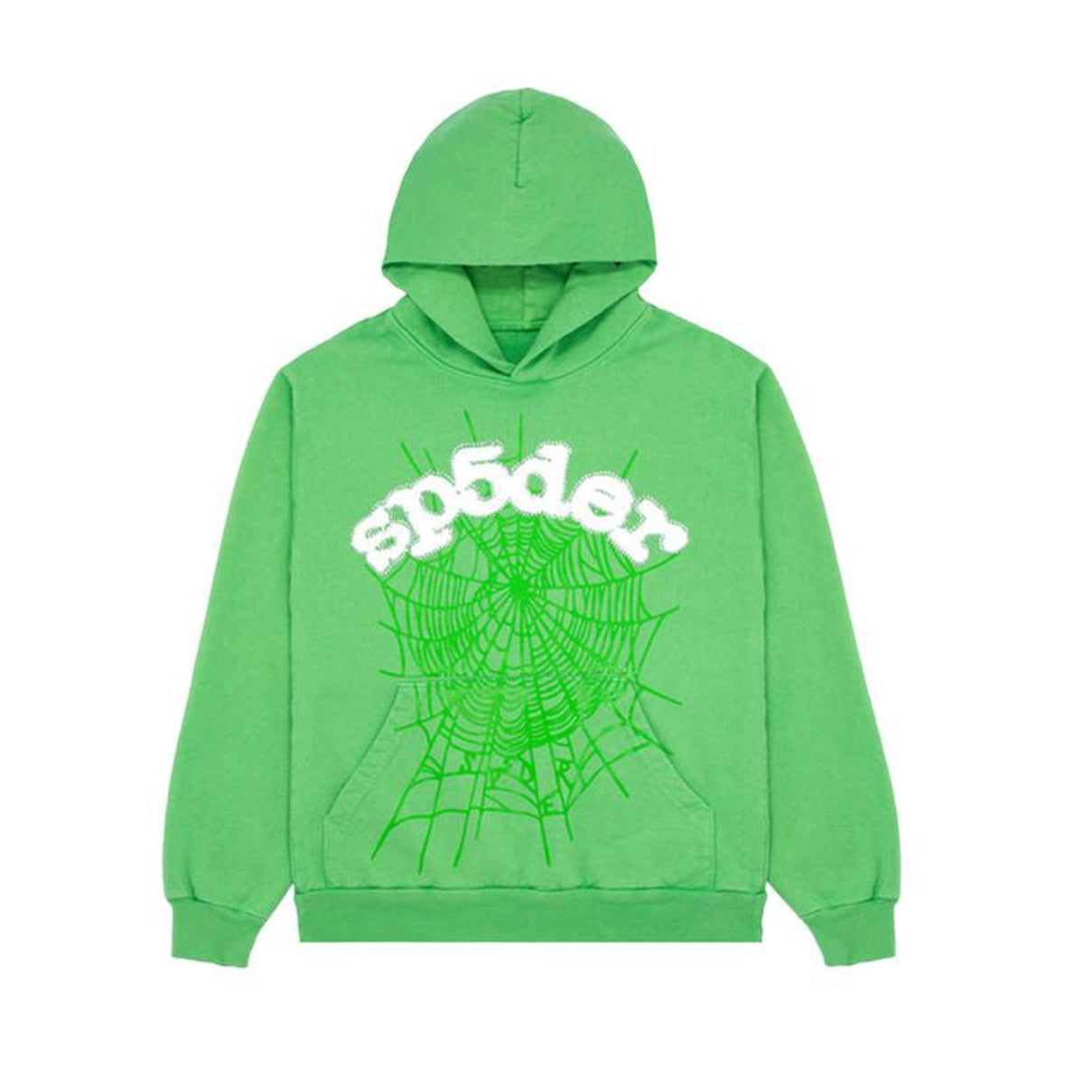 Sp5der Slime Green Hoodie