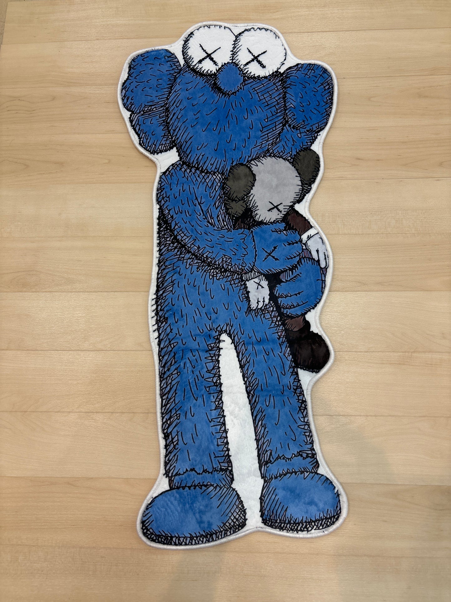 Kaws Blue Elmo Rug