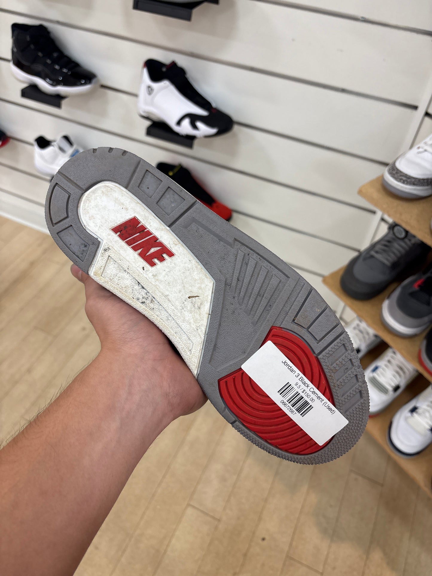 Jordan 3 Black Cement (Used)