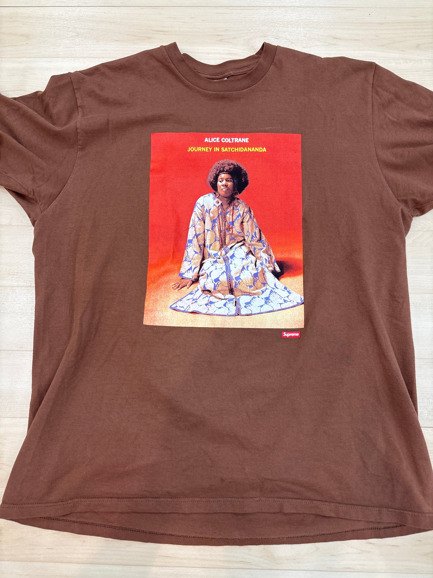 Supreme Alice Coltrane Brown Tee (Used)