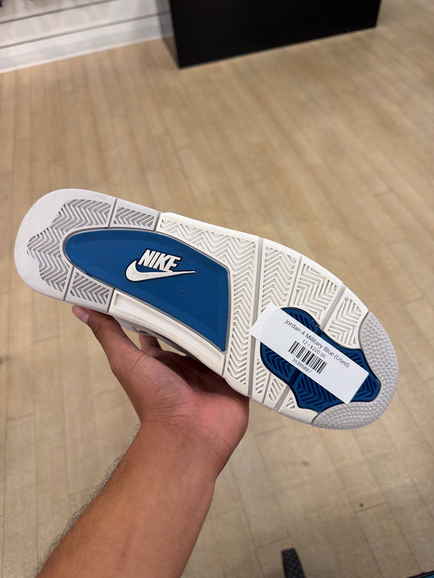 Jordan 4 Military Blue (Used)