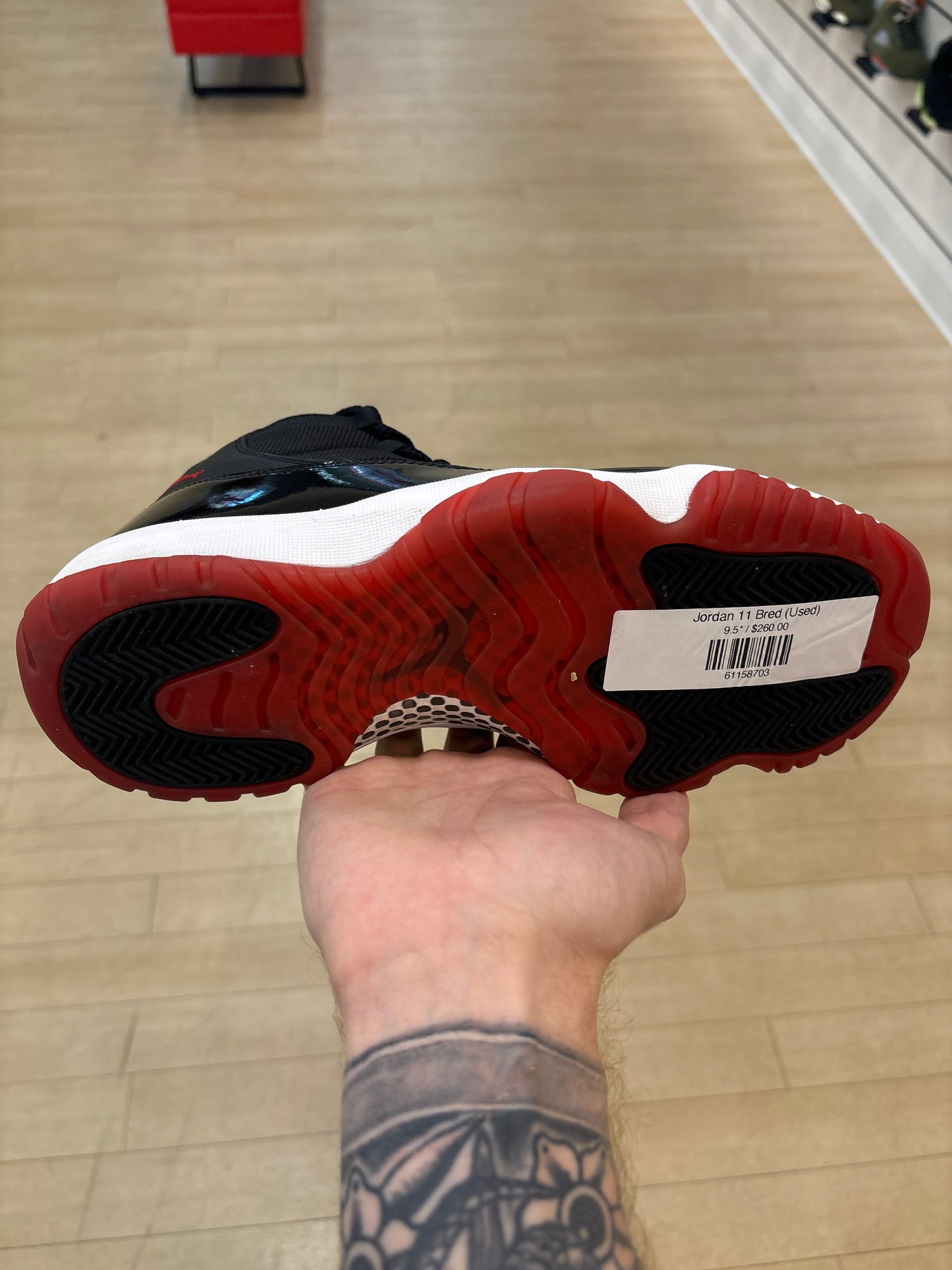 Jordan 11 Bred (Used)