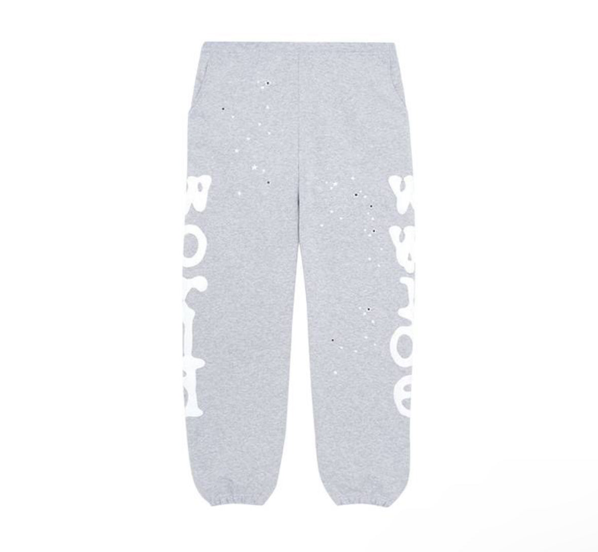 Sp5der Grey Beluga Sweatpants