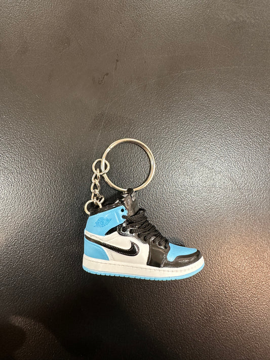 Unc W Jordan Keychain