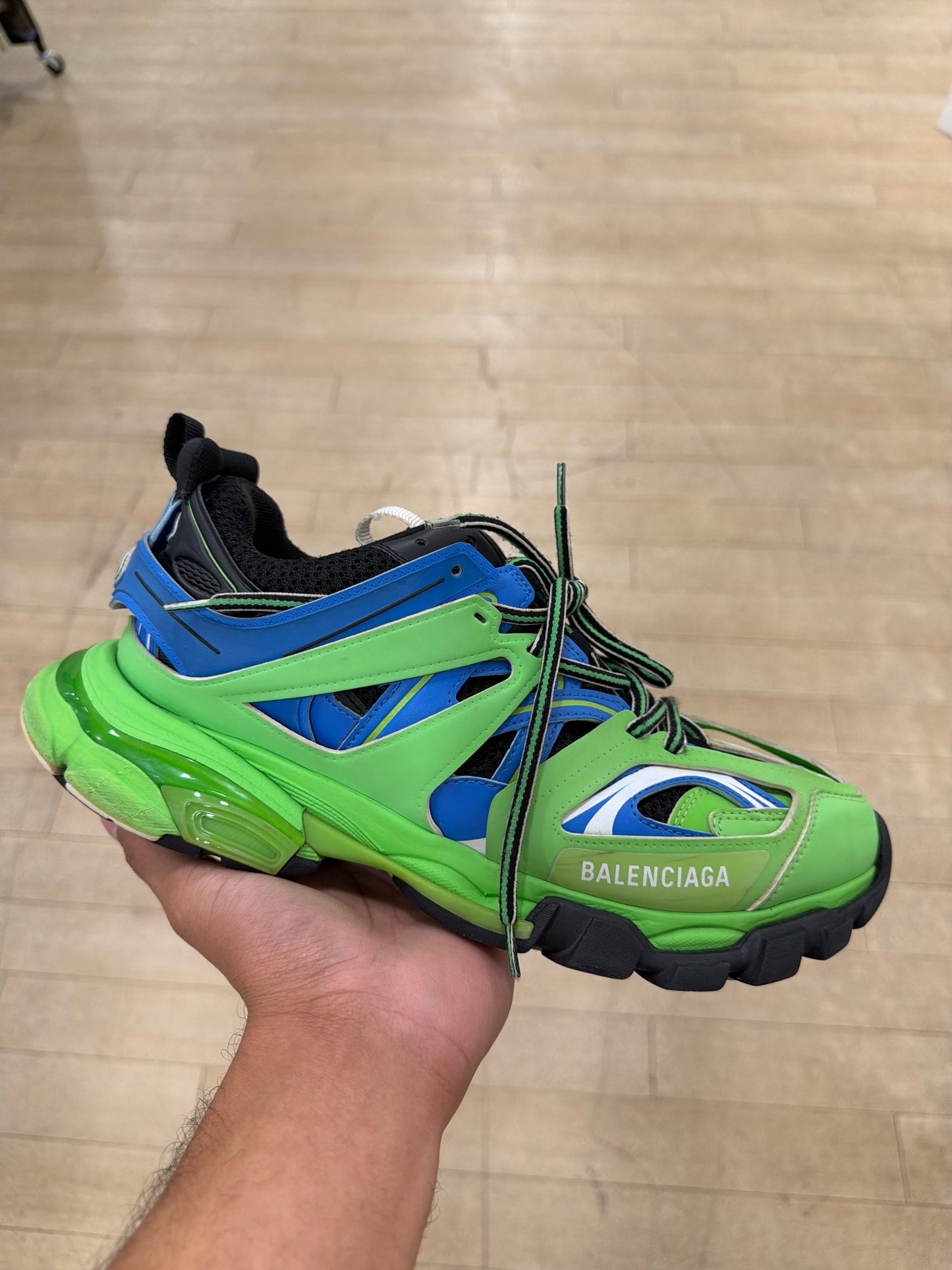 Balenciaga Track Green and Blue (Used)