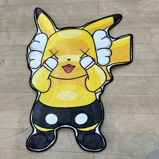 Pikachu Kaws Rug