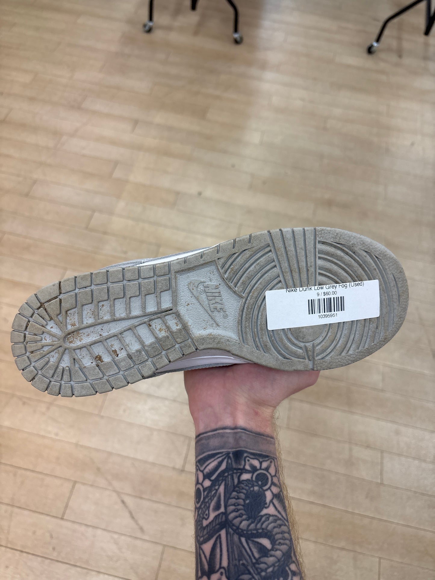 Nike Dunk Low Grey Fog (Used)