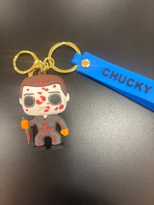Michael Myers Chucky Keychain