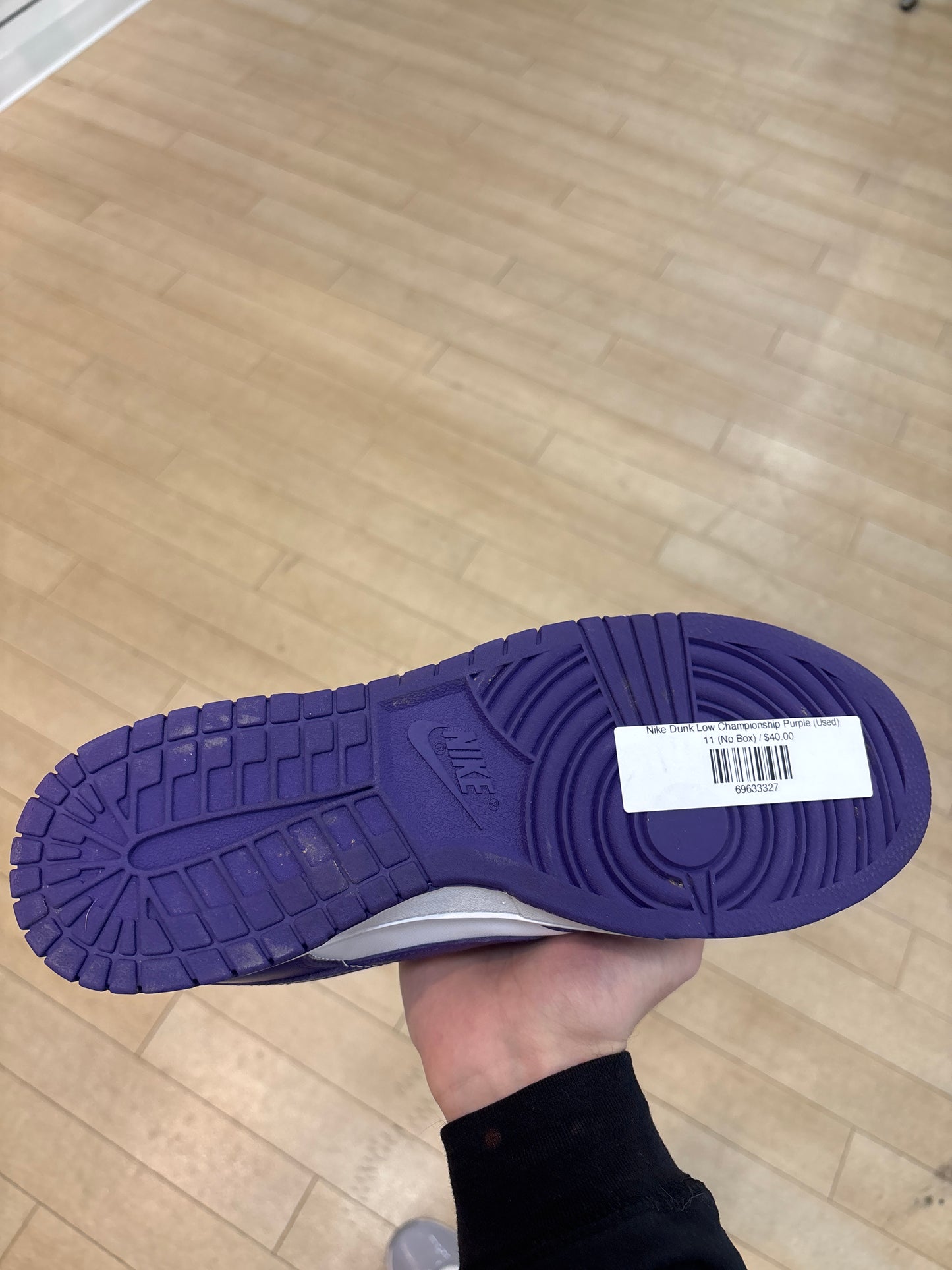 Nike Dunk Low Championship Purple (Used)