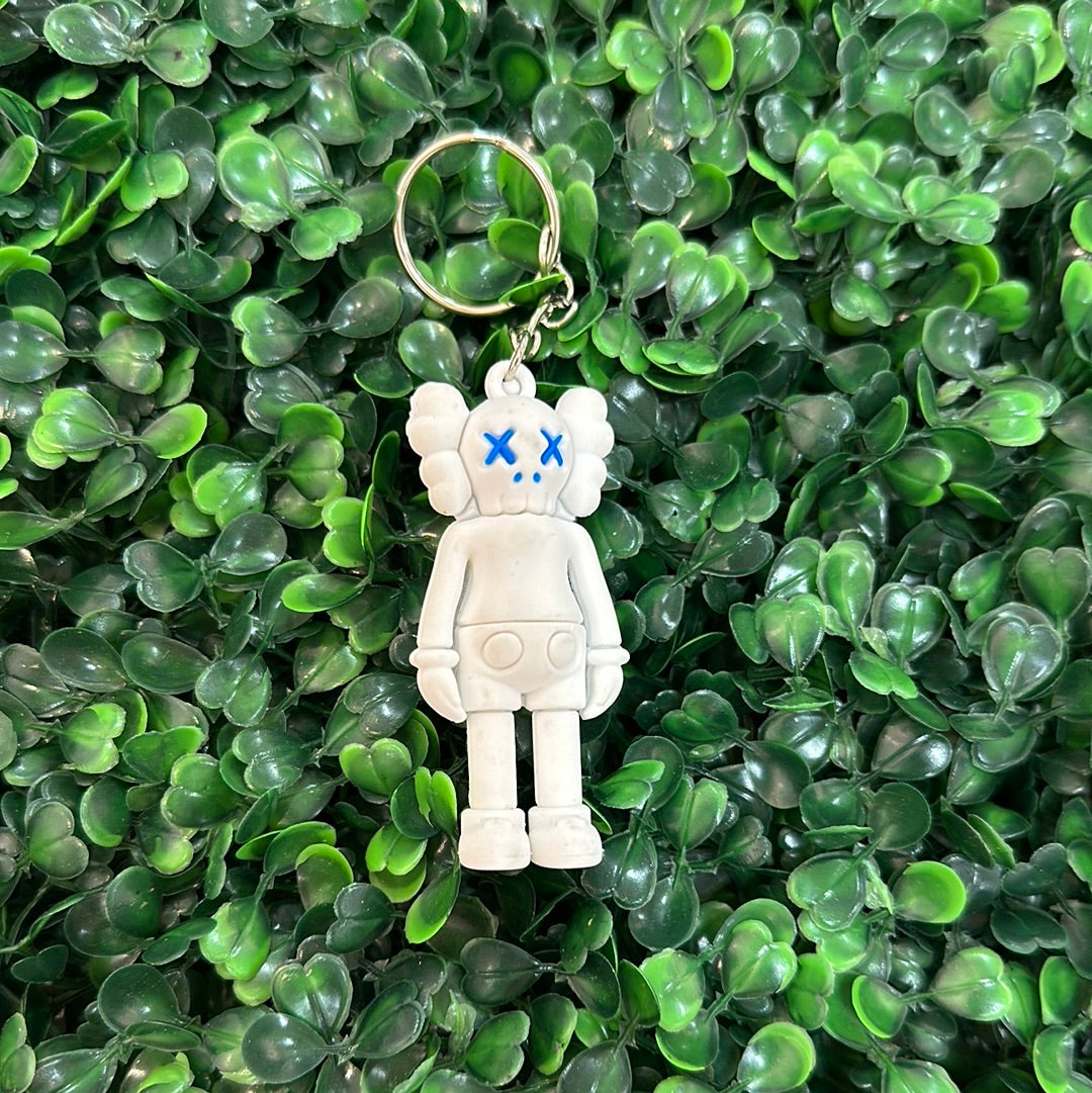 Kaws Keychain White/ Blue