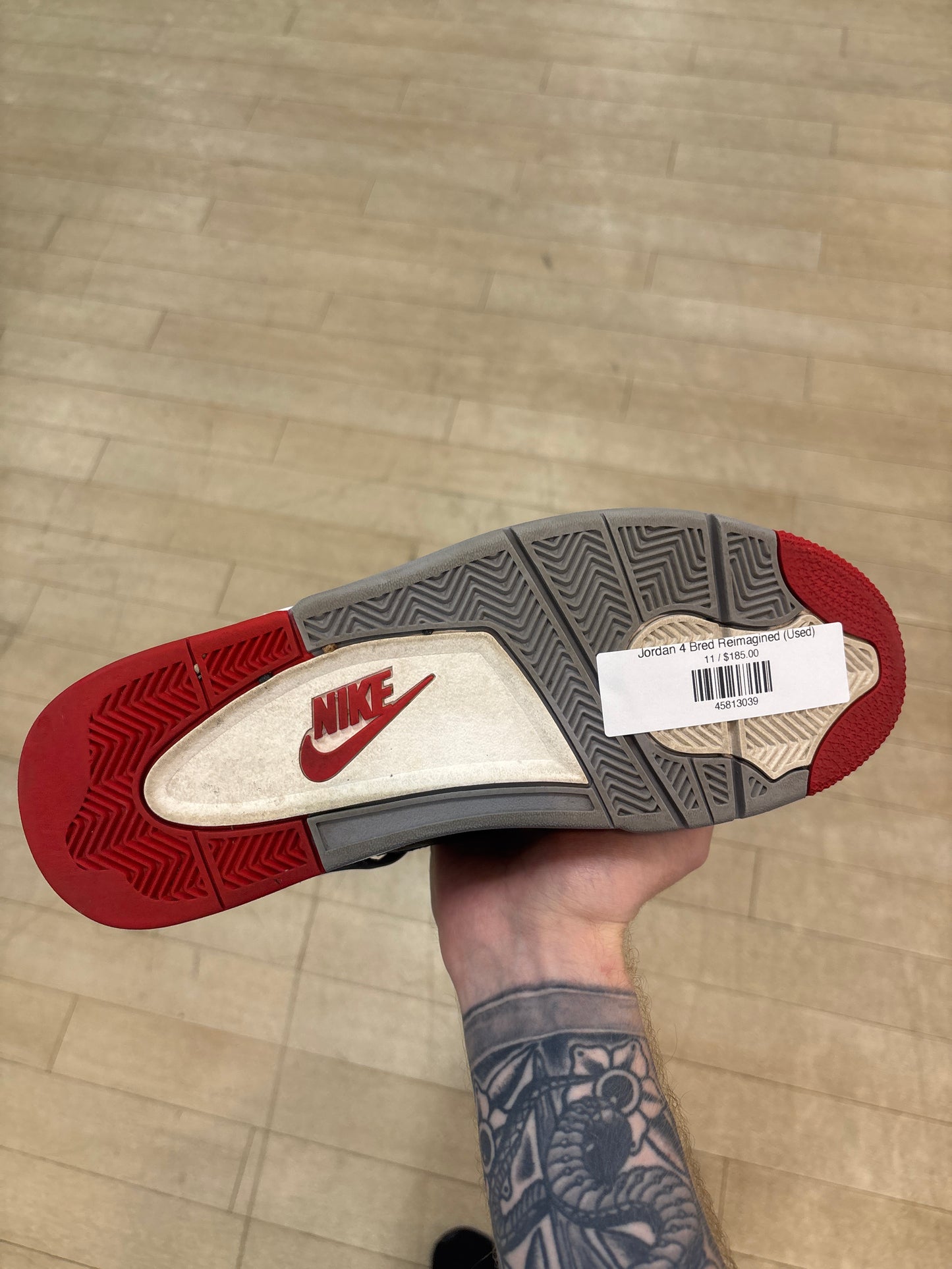 Jordan 4 Bred Reimagined (Used)