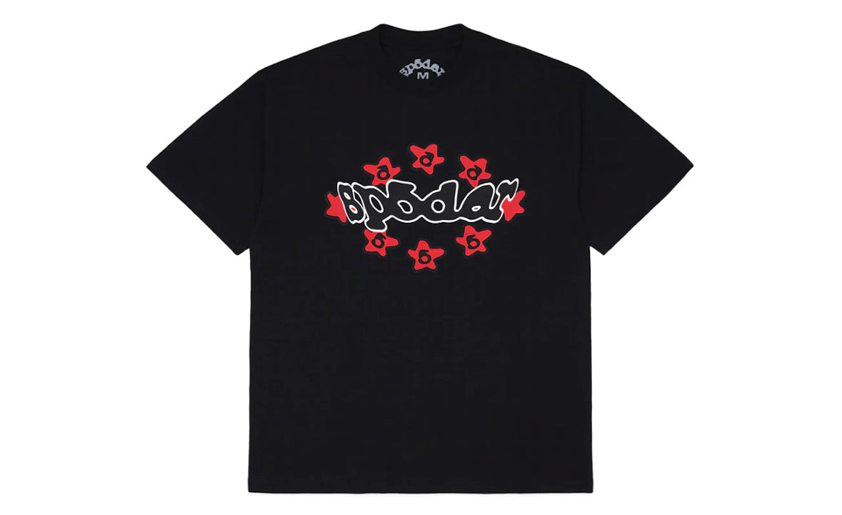 Sp5der Warped Black/Red Tee