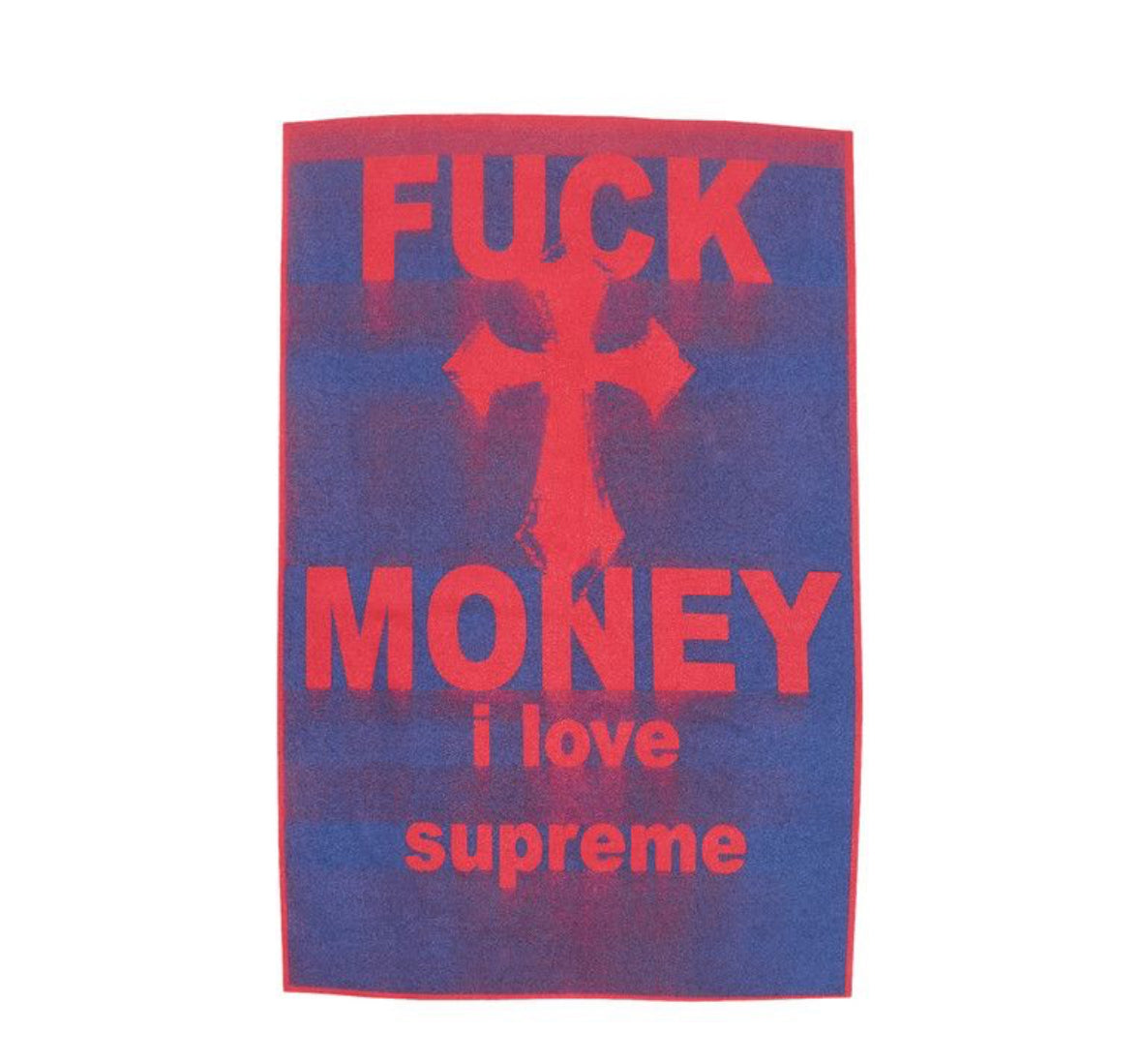 Supreme Fuck Money White Tee