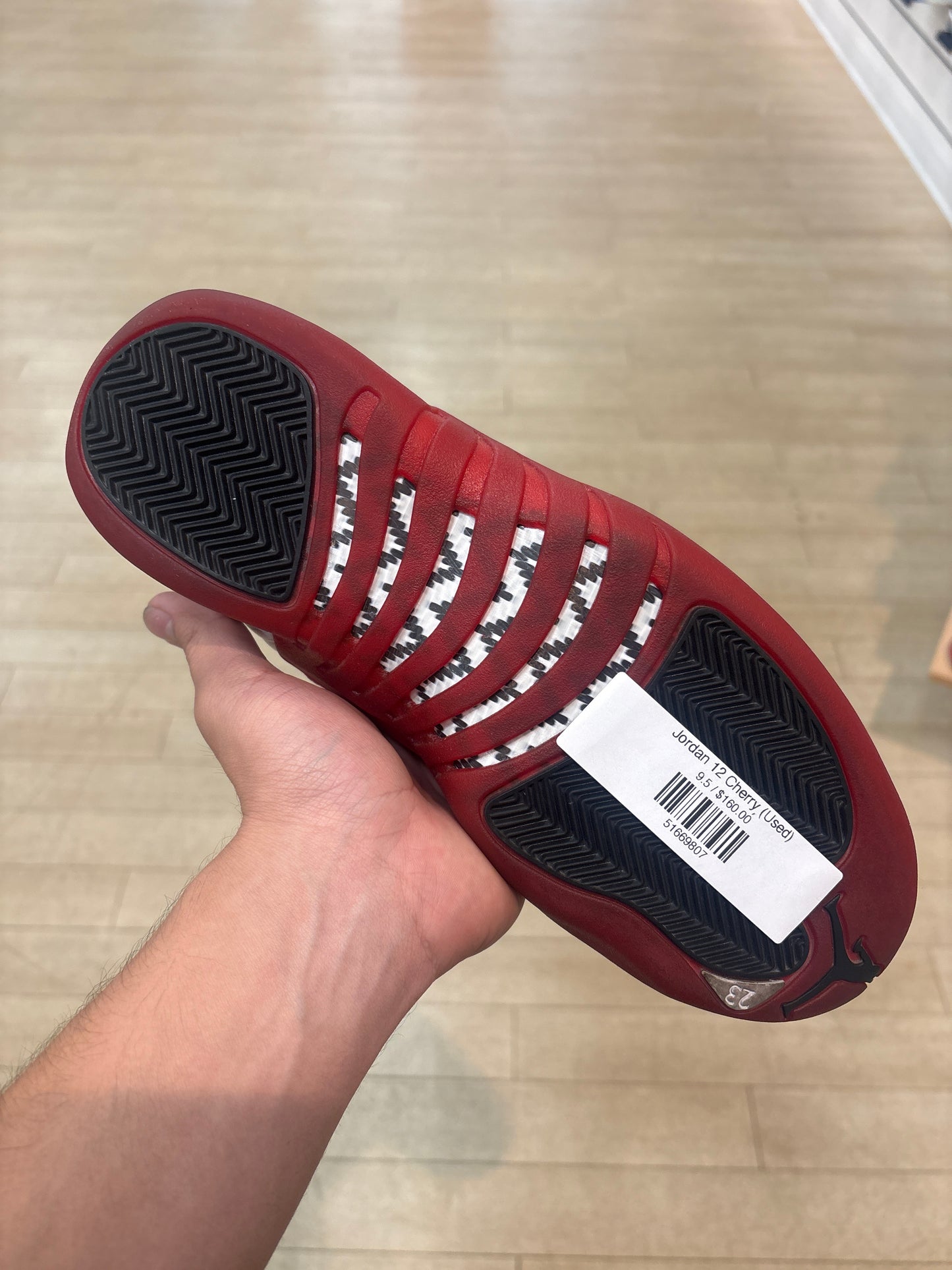 Jordan 12 Cherry (Used)