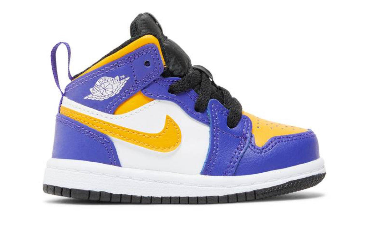 Jordan 1 Mid Lakers TD