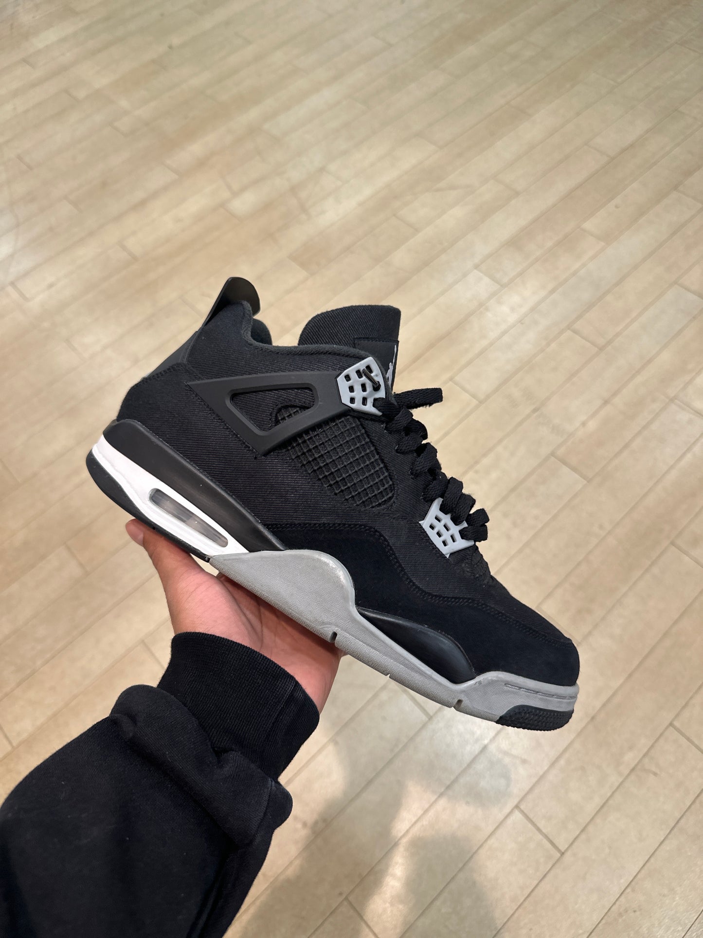 Jordan 4 Black Canvas (Used)