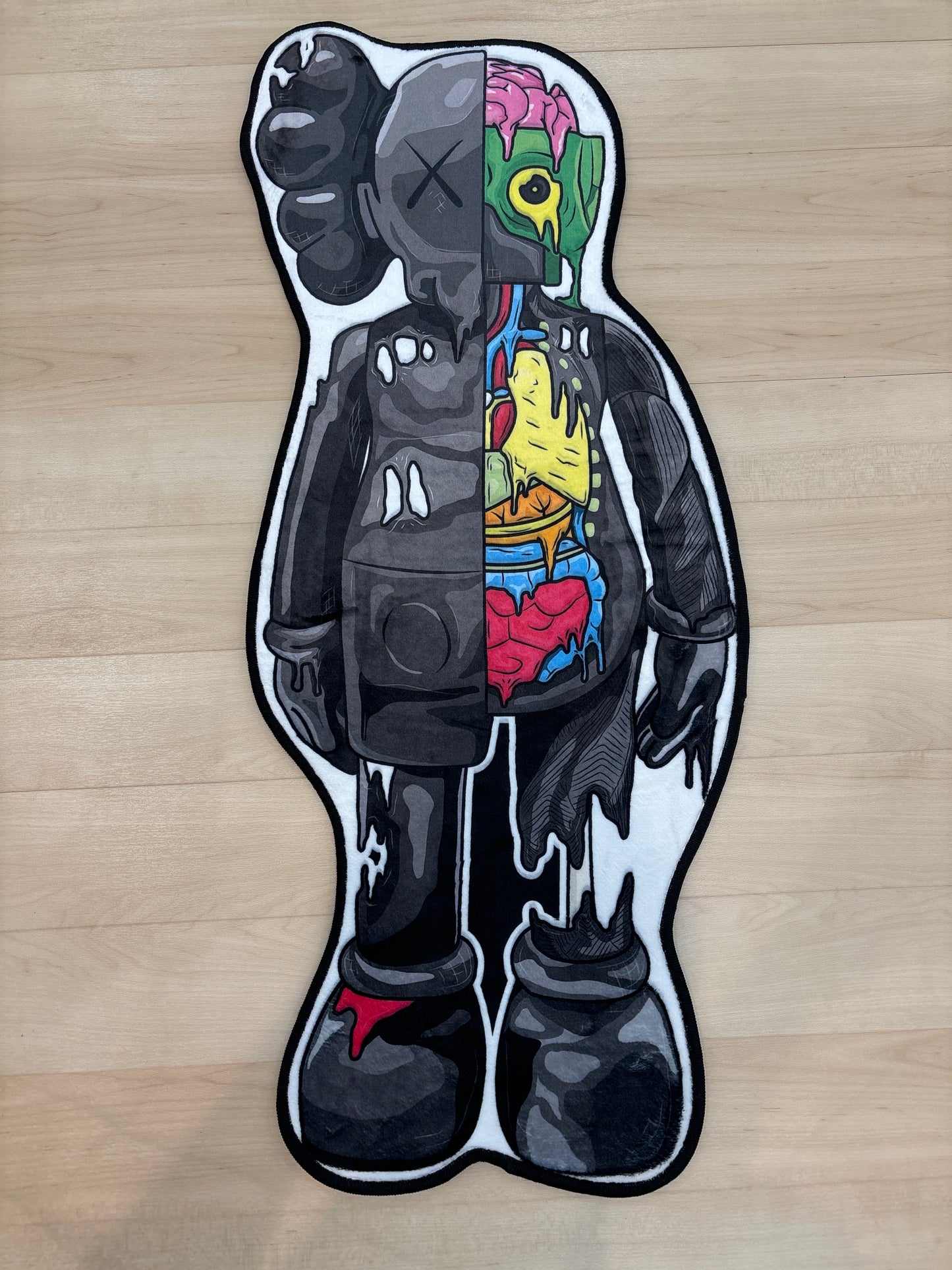 Kaws Dissected Zombie Rug