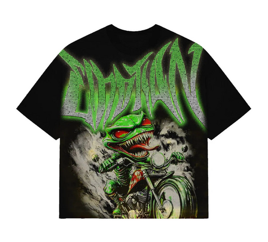 Mixed Emotion Goblin Rhinestone Tee
