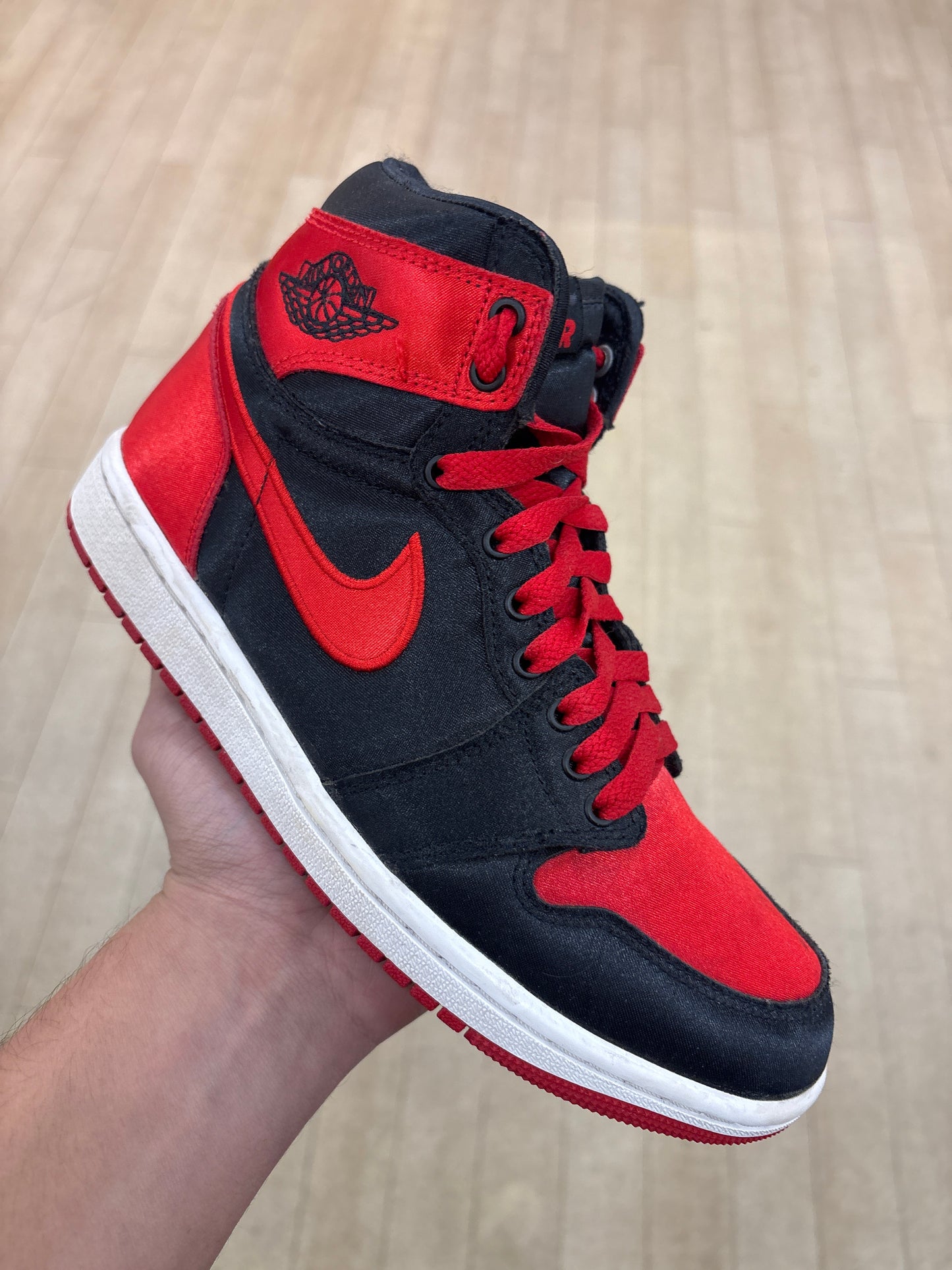 Jordan 1 High Satin Bred W (Used)