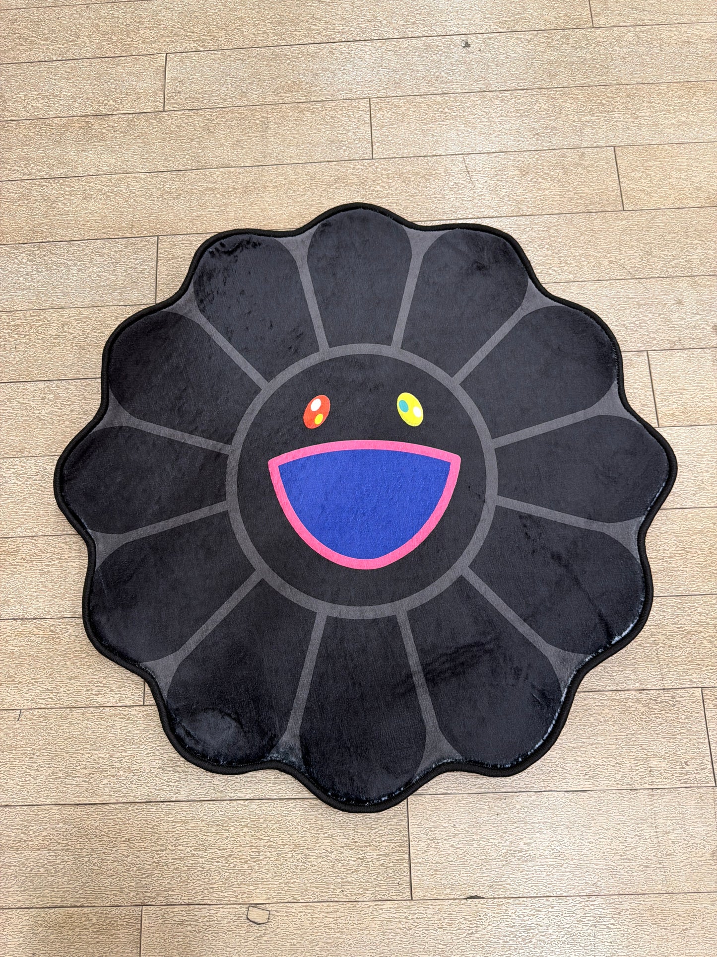Murakami Black Flower Rug