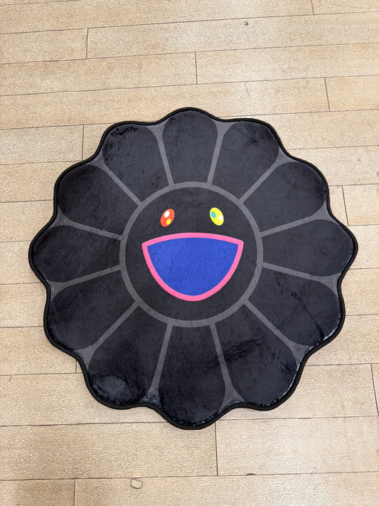 Murakami Black Flower Rug