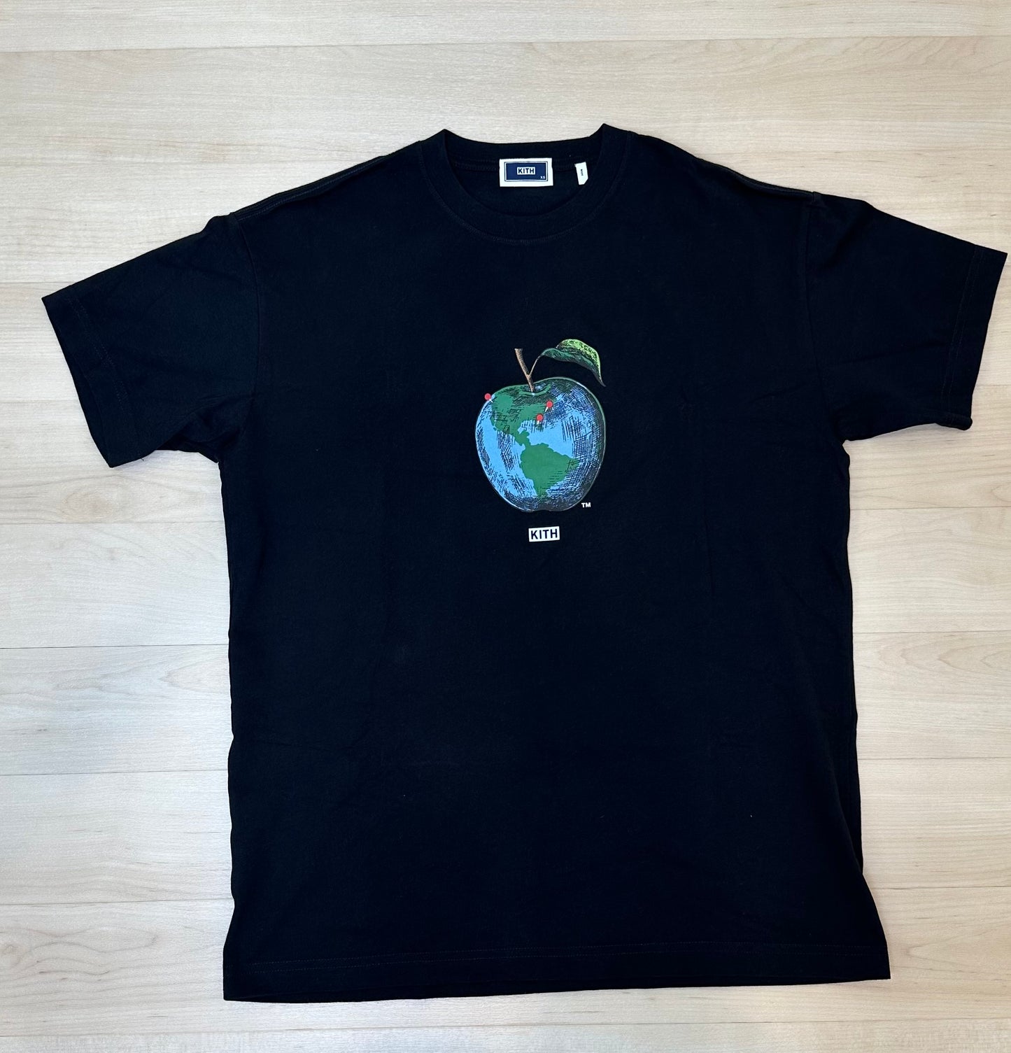 Kith Earth Apple Black Tee