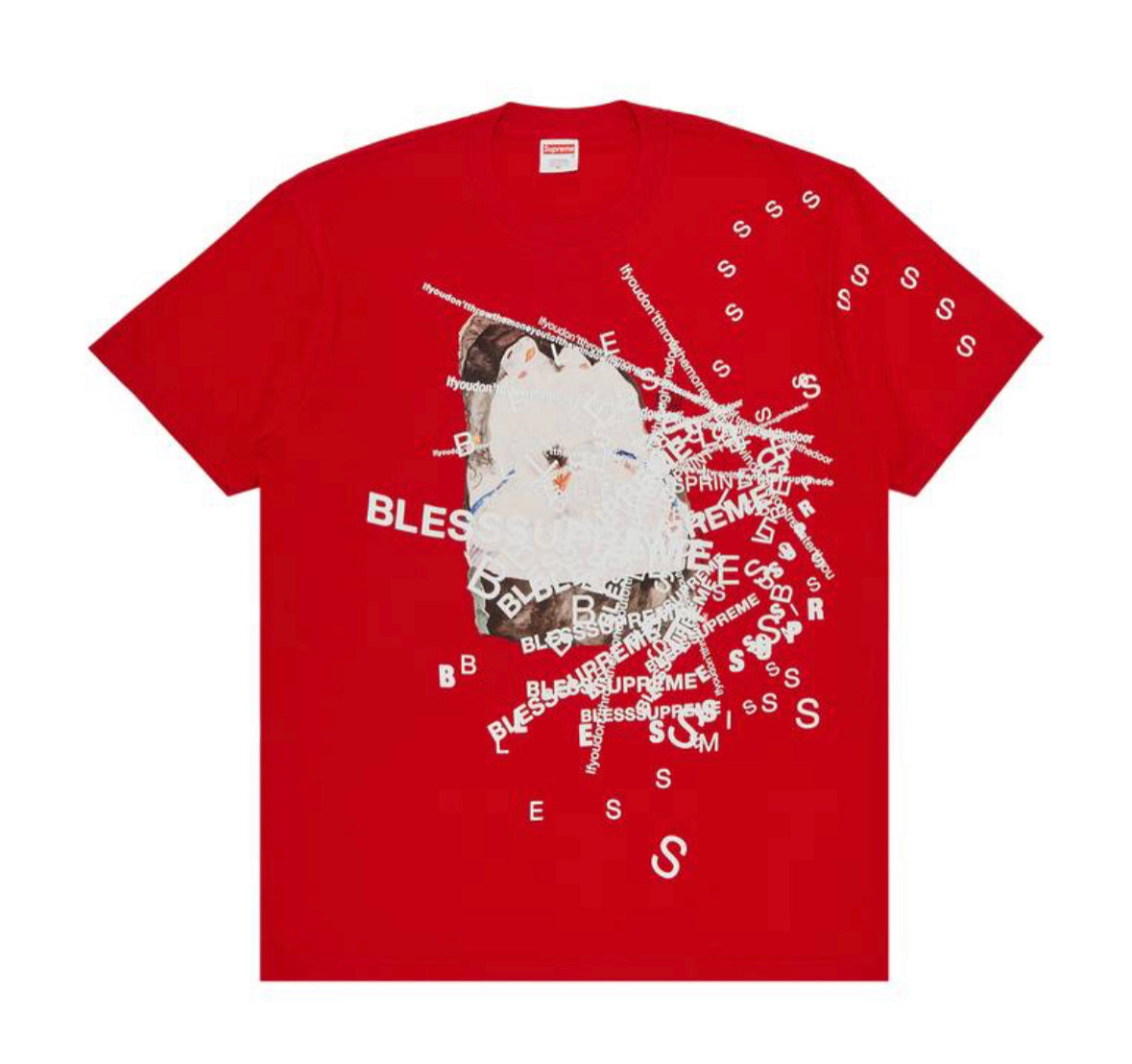 Supreme X Bless Observed in A Dream Tee Red