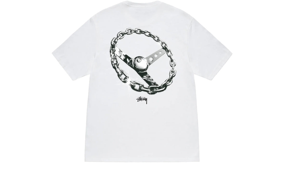 Stussy Chain Link Tee White