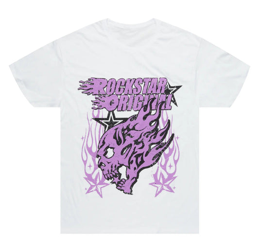 Smitty White Purple Tee