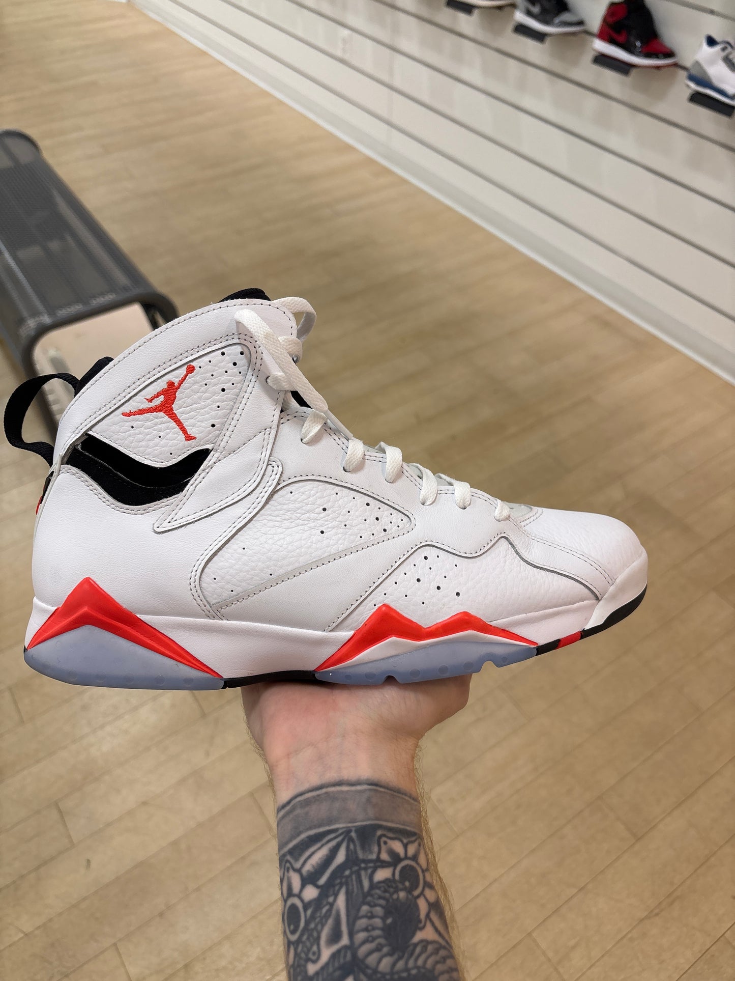 Jordan 7 White Infrared (Used)