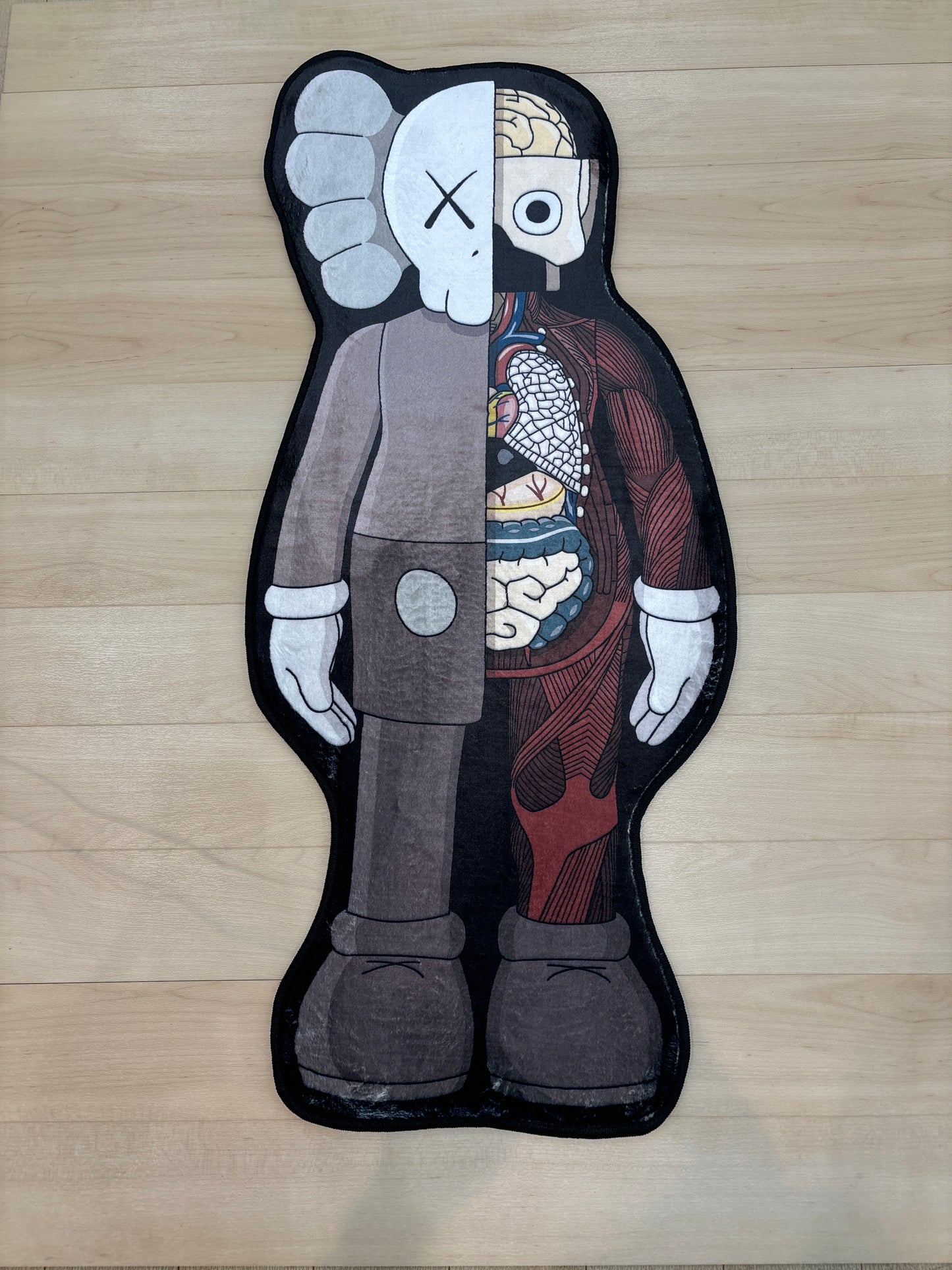 Kaws Dissected Red Rug