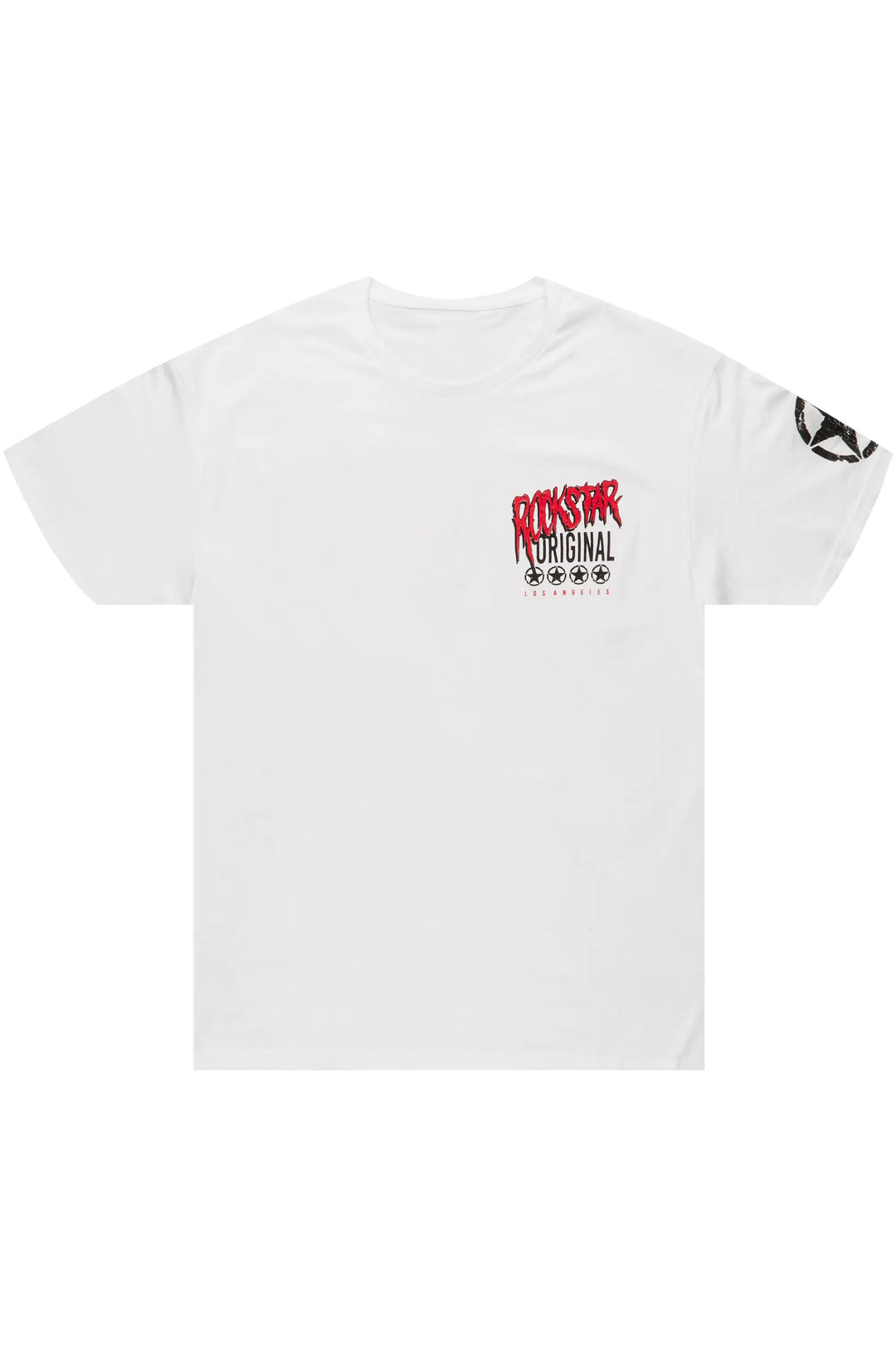 Wizzur White Graphic T Shirt