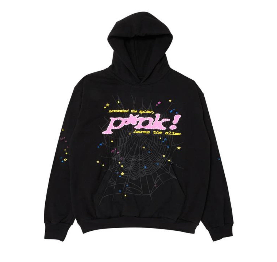 Sp5der P*nk Hoodie (Black)