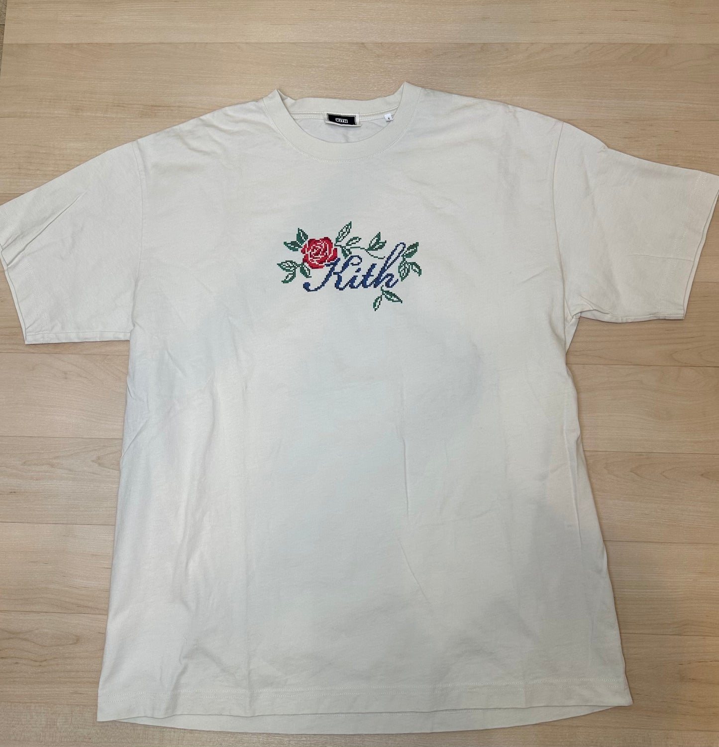 Kith Rose Flower Beige Tee