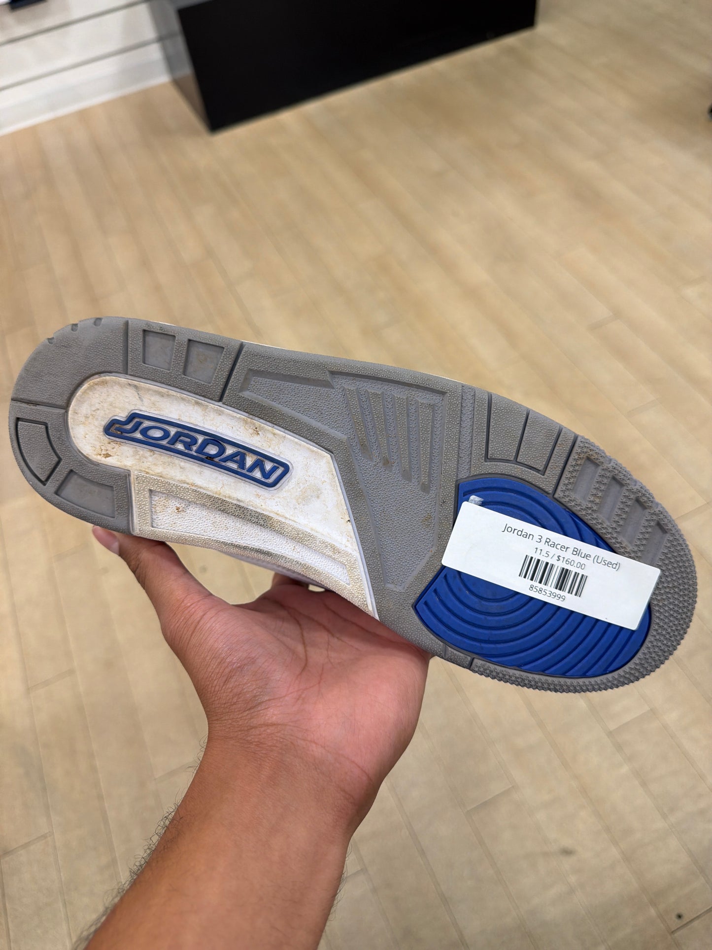 Jordan 3 Racer Blue (Used)