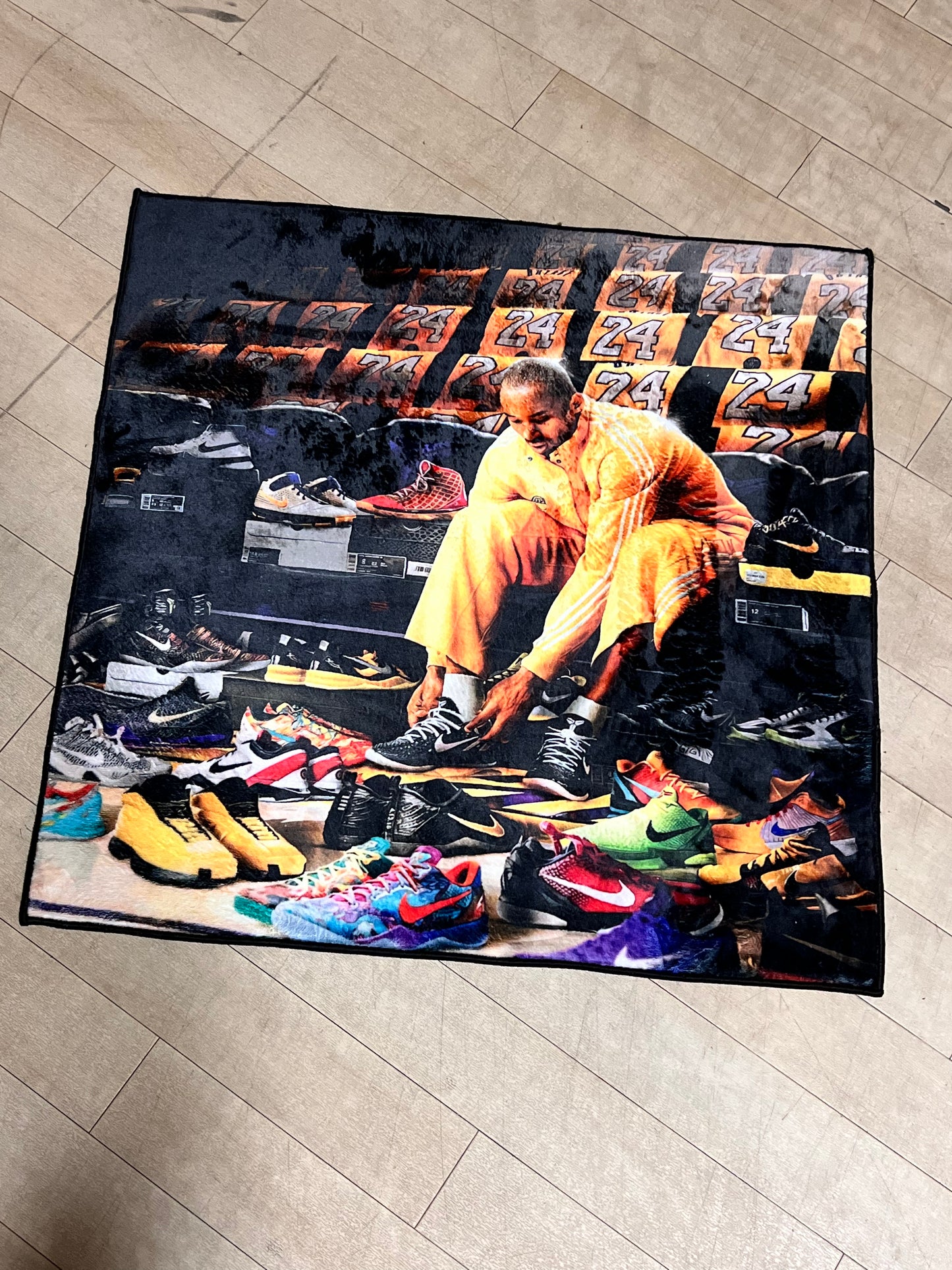 Kobe With Shoes Rug