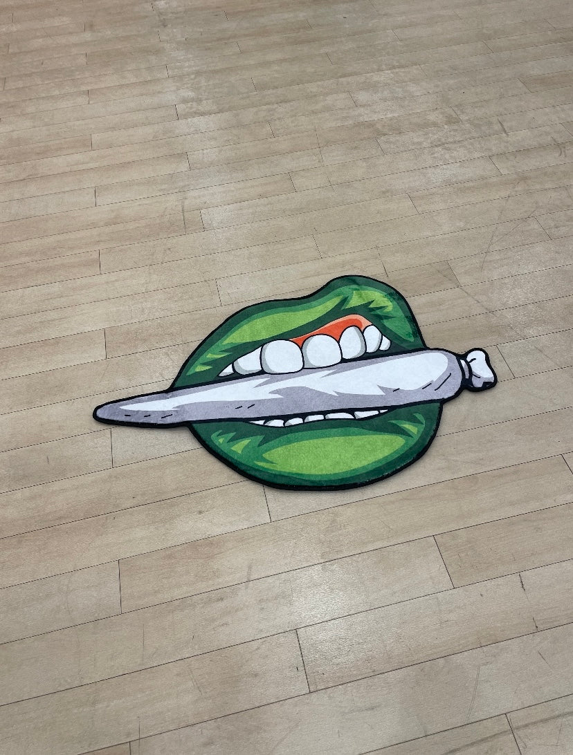 Green Lips Rug