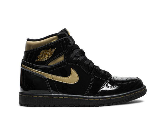 Jordan 1 High Black Metallic Gold