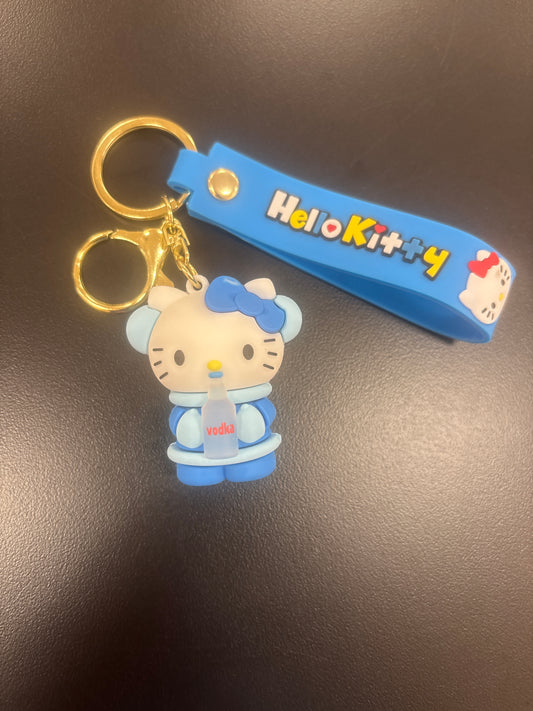 Hello Kitty Vodka Keychain