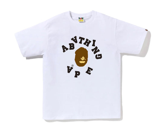 BAPE College Broken White Tee