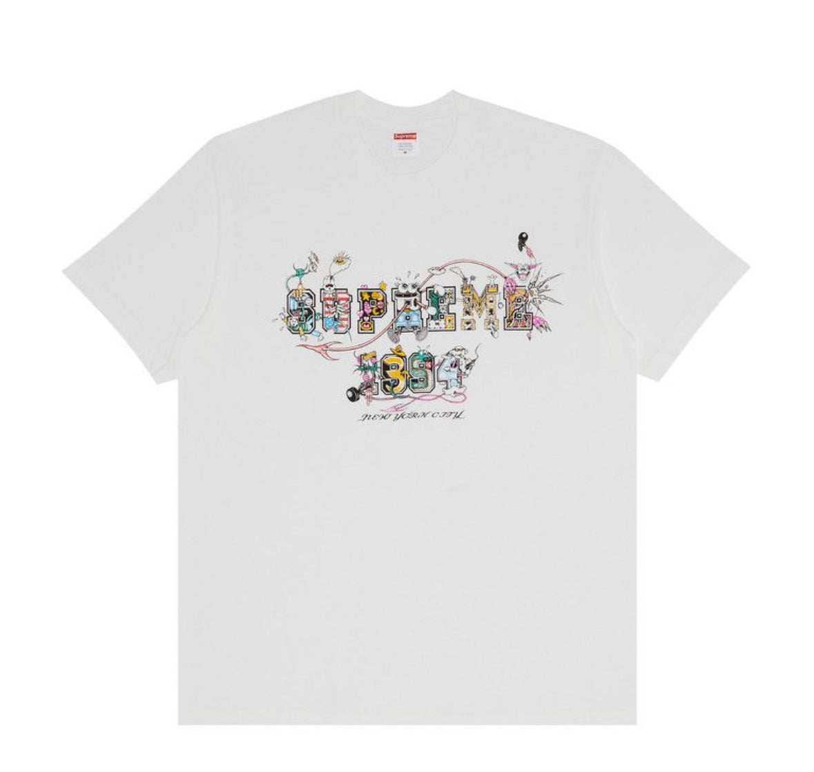 Supreme Varsity White Tee