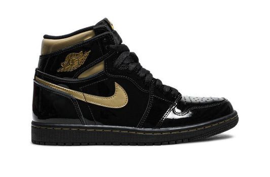 Jordan 1 High Black Metallic Gold (Used)