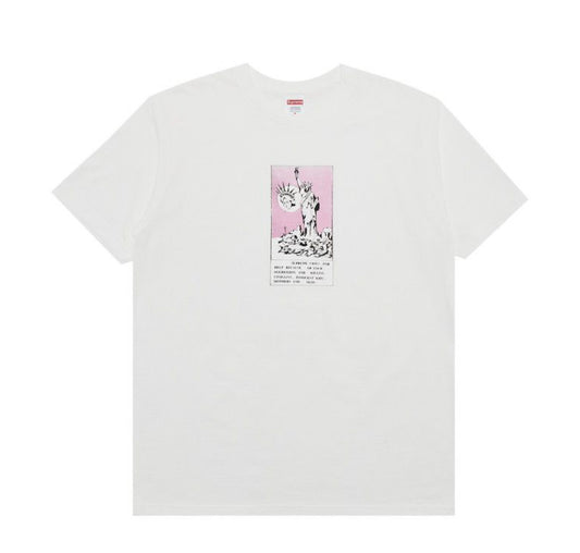 Supreme Liberty White Tee