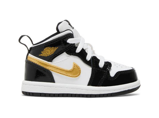 Jordan 1 Mid Black Gold TD