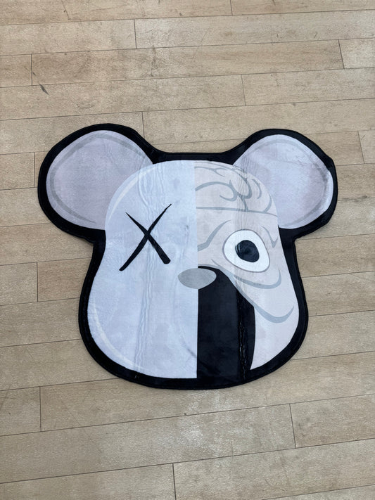 Grey Bear Brick Face Rug