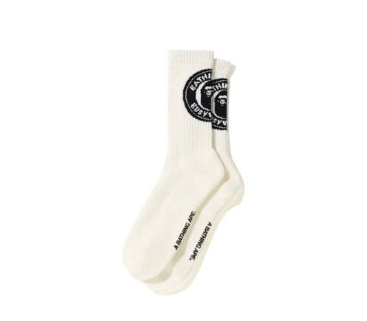 Bape A Bathing Ape White Sock