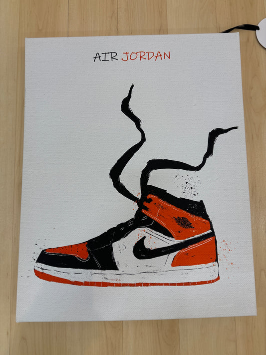 Jordan 1 Shattered Backboard Canvas Painting