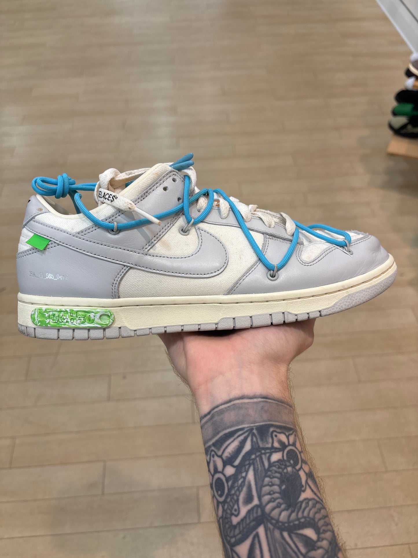 Off White x Dunk Low Lot 2 (Used) No Box